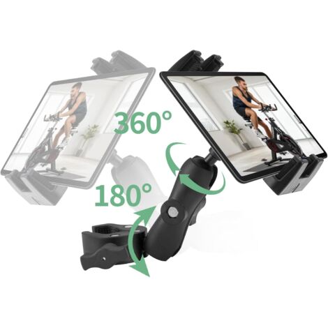 Releton Tablet Trintion Tablet Halterung für Heimtrainer & Laufband 360° Drehbarer ...