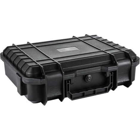 YORKING Tragbare Kameratasche, wasserdicht, kompakte Tragetasche mit Schaumstoff-Aufbewahrungsschloss, schwarz, M, Flugtasche (1/5)