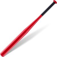 YORKING 32 Zoll Baseballschläger mit Rutschfester Griff Aluminium Baseball Schläger für Baseball Sport (Legierter Stahl, Rot)
