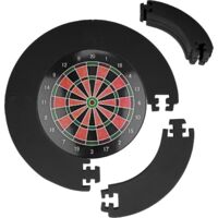 YORKING Dart Board Surround Ring, Durable PU Dartboard Surround, Dart Backboard Ring Compatible with Standard Size Boards