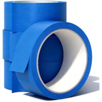 Trintion Malerkrepp 4 Rollen - 48 mm x 50 m Kreppband für Präzise Farbkanten Malerband Abklebeband Maler(48mm4)