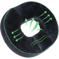 KingSaid cojín antiescaras,Alivia Las hemorroides, el Dolor de Espalda y la ciática,Cojin Coxis de Asiento Ortopedico, Cojin Hemorroides, Cojín de Asiento de HemorroidesCojin Silla Oficina Cojín para