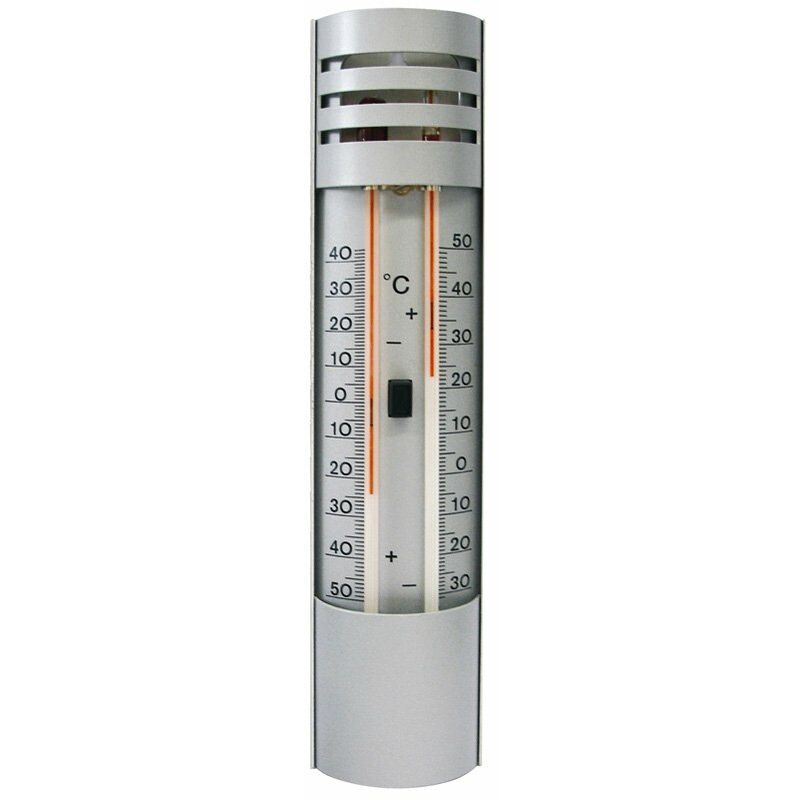 Aluminium Min Max Thermometer 22cm