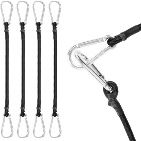 20 Stück elastische Bungee-Seile, 150 mm flexible Bungee-Seile, Kugel