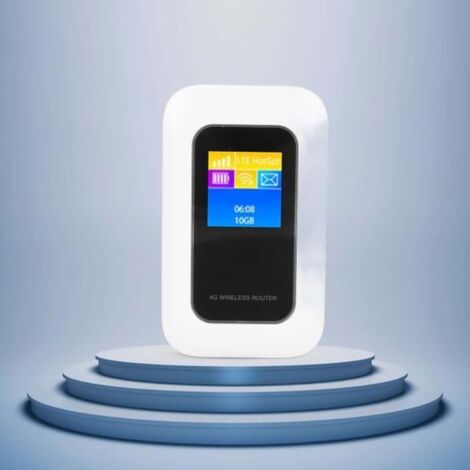 Mobiler WLAN-Hotspot – Tragbarer Mini-WLAN-Router mit SIM-Kartensteckplatz (4G LTE, SIM-Karten-Slot) (1/4)