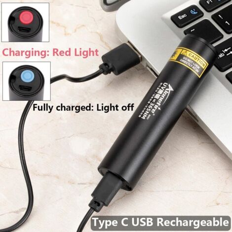 TUULKIT 7-in-1 Taschenlampe – Wiederaufladbar, USB-C, 4 Lichtmodi, Mit Karabiner
