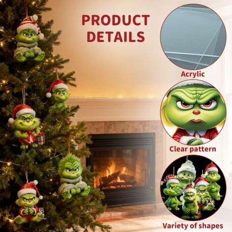 Der Grinch Als Weihnachtsmann - Ausmalbilder Von Der Grinch Zum Ausmalen