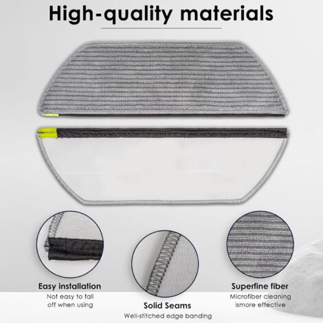 Produktbild von 6er-Pack Waschbare Wischmopp-Pads Für Shark AV2800ZE – Mikrofaser, Passend Für RV2820YE, RV2820ZE, AV2800ZE
