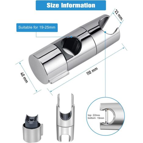 Porta Doccia Rame Supporto Soffione Doccia EVGATSAUTO - In Rame, Per Montaggio A Parete, Adatto A Tutti I Soffioni Portadoccia Rame Massiccio