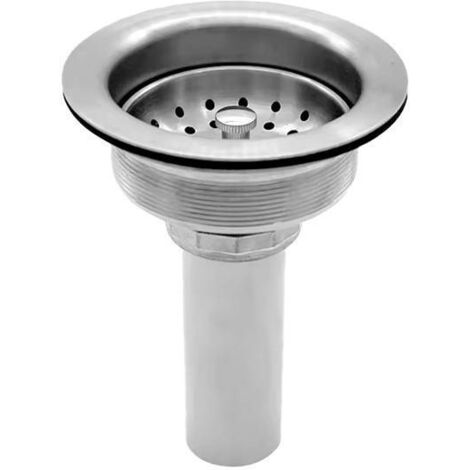 QWORK Portaoggetti Per Lavandino In Acciaio Inox - Cestello Scarico Per Spugne E Verdura - 4