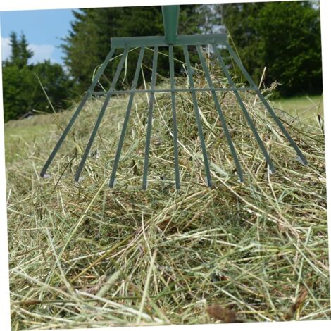 Rastrello da diserbo Gardenia Iron 2 in 1, Iron Rake 2.0, rastrello da diserbo da giardino in acciaio al carbonio a 2/3/4/5/7 denti, rastrello da diserbo resistente per giardinaggio