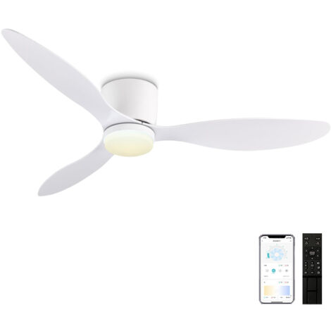 Ventilatore da soffitto da 42 pollici con luce e telecomando, motore CC reversibile, ventilatore