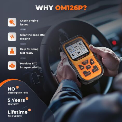 Scanner diagnostico automobilistico OBD2 multimarca Autel AL319 in francese