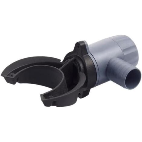 Deviatore Per Acqua Piovana Per Pluviali Rotondi Da 8 Cm – Kit Di Raccolta Con Tubo Flessibile, Fascetta, Tappo E Viti – Installazione Fai-da-Te, Materiale Resistente Ai UV
