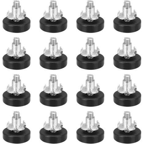 8 Piedini Isolanti In Rame Per Altoparlanti – Diametro 25mm, Spessore 4mm, Placcatura Oro/argento/nichel, Per Diffusori E Amplificatori