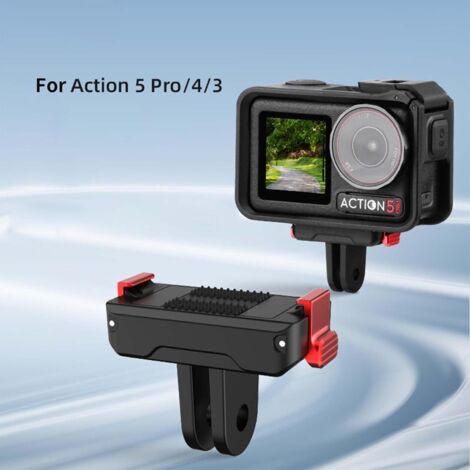 Supporto Magnetico A Sgancio Rapido Per DJI Osmo Action 5 Pro/4/3/360 – Adattatore Con Base Doppia In Silicone, Accessori - 5