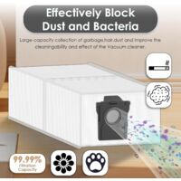 14 Sacchetti Raccoglipolvere Per Aspirapolvere Robot MOVA P50 Pro Ultra, P10 Pro Ultra, S20 Ultra, Compatibili Con Stazione Autosvuotamento - 3
