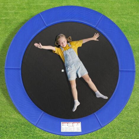 Cojín De Protección Para Trampolín Duqulle De 8 O 10 Pies – Cubierta De Seguridad Para Resortes Con Espuma EPE, Resistente A UV Y Antidesgarro, Fácil De Instalar