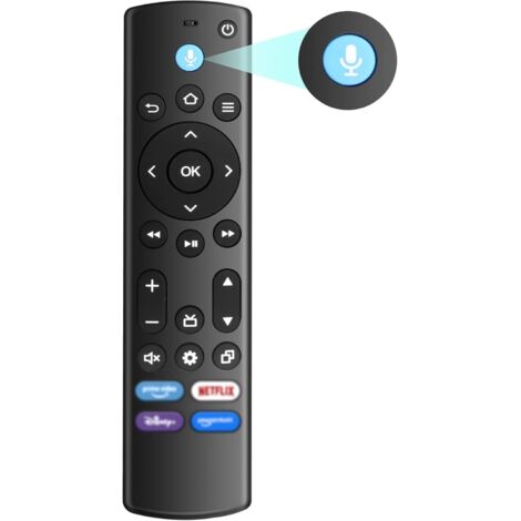 Ersatz für die Smart Voice Remote (Modell B der 4. Generation), intelligente Sprachsteuerung, vielseitig kompatibel, geeignet für die meisten Smart-TVs (1/5)