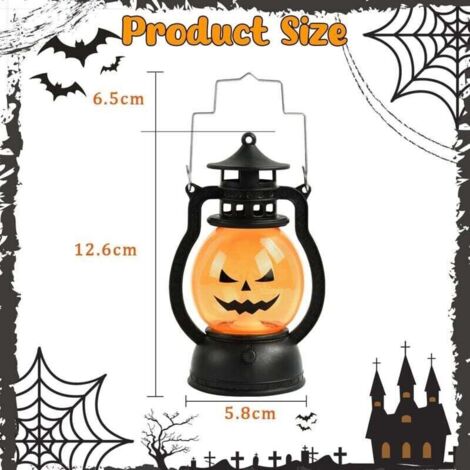 Lámpara De Calabaza Iluminación De Halloween El 14x13cm Color L Lámpara De Calabaza Iluminación De Halloween El 14x13cm Color L