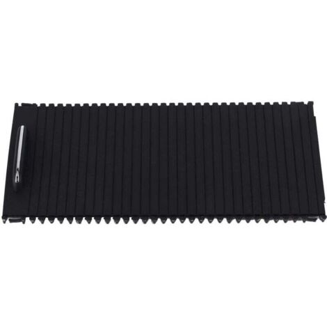 JINFOLI Cubierta De Persiana Enrollable For Consola Central, Color Negro, For Mercedes Benz, Clase C W204 S204 Clase E W212 S212 A2046807607 2046807607 A20468076079051 Cubierta De Persiana Enrollable