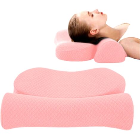 Universelles Nackenstützkissen, ergonomisches Memory-Schaum-Kissen – kühlendes Nackenstützkissen für Rückenschläfer, Schlafzimmer, Flugzeug, Zuhause, Auto, Nacht, für Männer und Frauen (1/5)