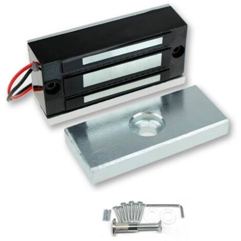 60 kg elektromagnetisches Schloss, Zutrittskontrolle, elektronisches Metallschloss, 12 V Gleichstrom, NC-Typ, für Einzeltür-Sicherheitssysteme