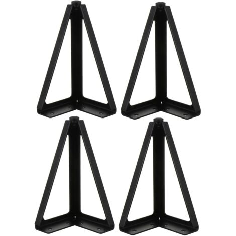Set mit 4 massiven Möbelfüßen aus Eisen: geeignet für Sofas, Tische, Betten und TV-Möbel. Dick, langlebig und einfach zu handhaben. (1/4)