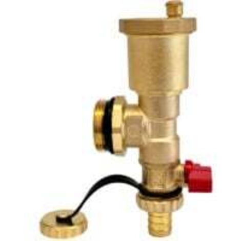 Verteiler für Fußbodenheizung - Automatisches Ablassventil für Fußbodenheizung aus Kupfer (32 mm)