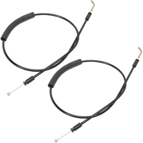 YINETTECH Fensterhebergriffe (2 Stück) Für Opel Vivaro, Movano A, Renault Master & Trafic – ABS, Schwarz, 116x37 Mm, Ersatz 9160844