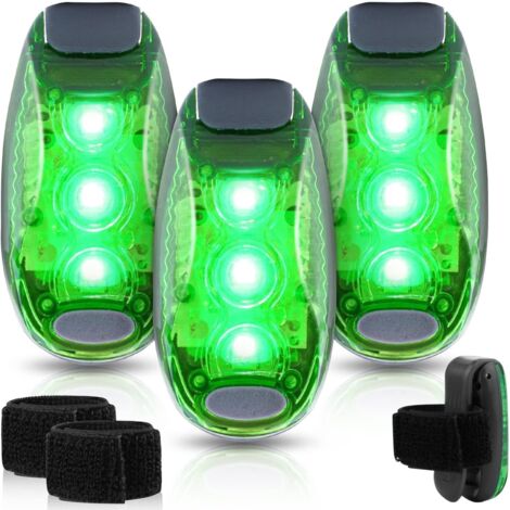 3er-Set LED-Blinklichter für Schulranzen – Sicherheitsclip – Blinklicht für Kinder – Reflektoren – Schulranzen – Kinderwagen – Lauflicht – Rucksack – Leuchtanhänger – Jogging (1/5)