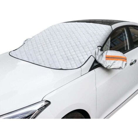 Extra dicke magnetische Schutzfolie für Autowindschutzscheiben, schützt vor Schnee, Eis, Sonne, Staub, UV-Strahlung, ist wasserdicht, perfekt für Pkw und SUVs, ganzjährig, Sommer (150 x 105 cm)