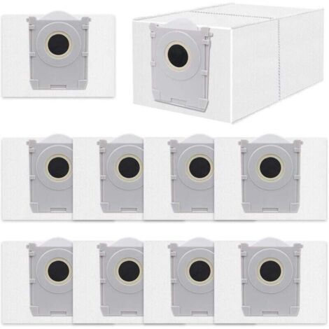 10 Staubbeutel für ECOVACS T50 Pro Omni/T50 Max Pro/T50 Omni/X8 PRO/X9 PRO Saugroboter, Zubehör für Aktivkohle-Staubbeutel (1/4)
