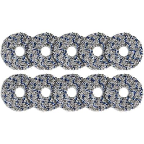 (10 Stück) waschbare Wischmopp-Pads für ECOVACS DEEBOT X5 OMNI/ N30 Pro Omni/ T30 Pro Max/T30 Pro Omni/T30S/ T30S Combo/X2 Omni X2 P (1/4)