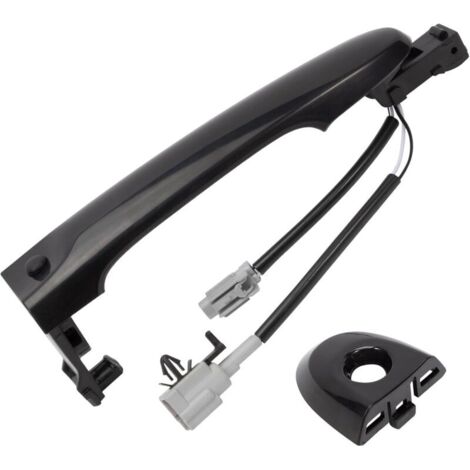 Türgriff außen links vorne, Fahrerseite, passend für Nissan Juke F15 (2010–2022), Schwarz, Teilenummer: 80644-1FA5A, 80644-3WC2A, 80640-3WC2A (1/5)