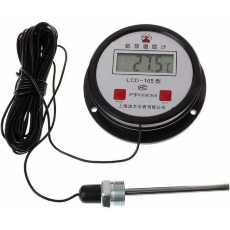Hochtemperatur-Industrie-Digitalthermometer mit 10 m Sonde