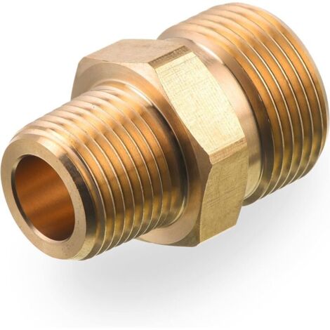 M22 Hochdruckreiniger-Anschluss, 3/8" NPT-Außengewinde auf M22 14-mm-Außengewinde-Adapter, 4500 PSI