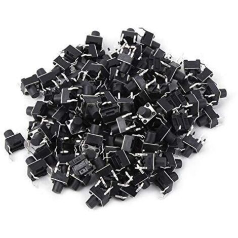Produktbild von Sourcing Map 5er-Pack DIP-Schalter 1 Bit – SMD Typ, Schwarz, Für Platinen & Breadboards