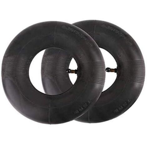 2-teiliges Set 4.10/3.50-4 Zoll Schlauchreifen für Sackkarren, Wagen, Handwagen, Gartenwagen, Rasenmäher, Ersatzschlauch 4.10-4 (1/5)