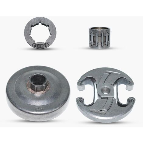 Kupplungstrommel-Baugruppe 325"-7T, Kupplungsritzel, Felge, Nadellagersatz für Husqvarna 340, 345, 346XP, 350, 351, 353, 445, 450E Kettensäge