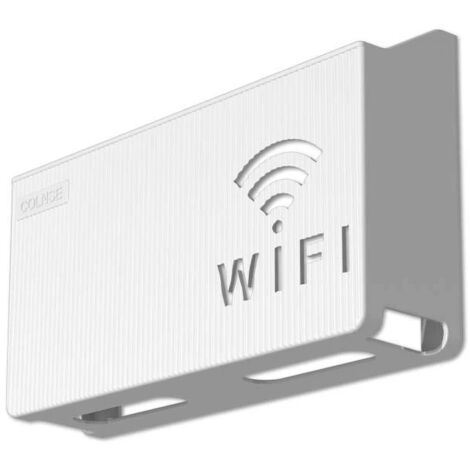 Aufbewahrungsständer für WLAN-Router, Ständer für WLAN-Geräte, Aufbewahrungsständer für drahtlose Router, Wandbox für WLAN-Router, multifunktionaler Routerständer mit Schnellzugriff (RA)