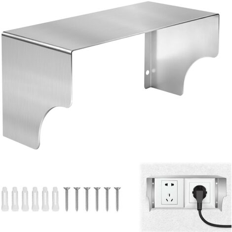 Regenschutzhülle für kabellose Türklingeln im Außenbereich, wasserdichter Steckdosenschutz aus Edelstahl (245 x 118 x 120 mm), Spritzwassergeschützte Wandsteckdosenabdeckung (1/5)