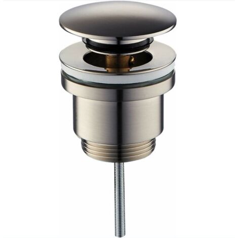 Standard-Rundschrott aus gebürstetem Nickel Dammaster 18215 aus gebürstetem Edelstahl