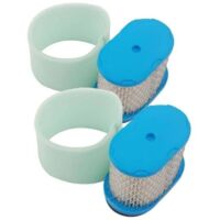 Set mit 2 Wabenluftfiltern für Briggs & Stratton 498596, 690610, 697029 und 5059h. Neuer Vorfilterreiniger.