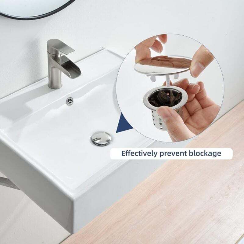 Griglia di scarico a pavimento in acciaio inox, filtro per lavello, raccoglicapelli per doccia, filtro per lavello, 12 cm | Leroy Merlin