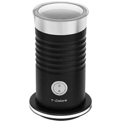 Montalatte per latte e cappuccino, funzione caldo/freddo, montalatte completamente automatico nero (1/4)