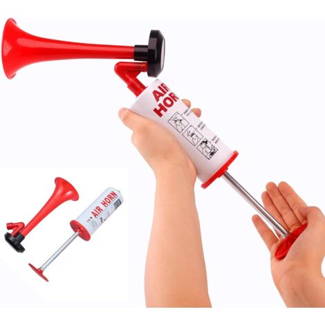 Tromba ad aria compressa portatile, tromba da nebbia, supporto portatile, segnale manuale forte, barca di sicurezza, trombe ad aria compressa, tromba di segnalazione, rumorosa nel traffico, partite di