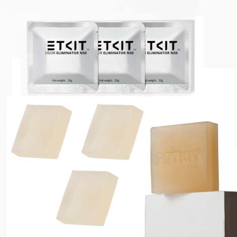 Da utilizzare nella lettiera deodorante autopulente PETKIT PURA Max, fragranza di lunga durata, altamente sicura, non irritante, resistente (confezione da 3)