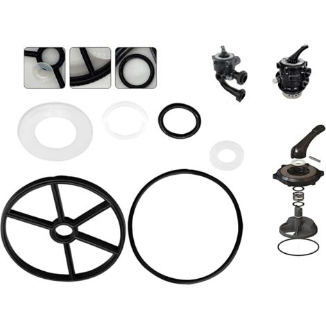 Kit di guarnizioni a ragno per filtro a sabbia per piscina Hayward Vario Flo Multiport da 2", valvola di ricambio, compatibile con kit Hayward da 1 1/2" SP0710 SP0710X SP0711 SP0712