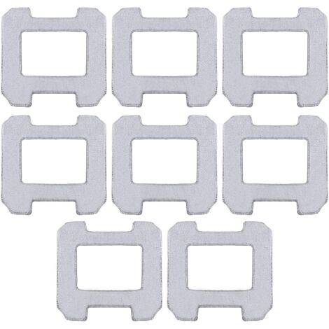 Confezione da 8 panni di ricambio per la pulizia del robot lavavetri ECOVACS WINBOT W2 Omni / W2 / W1 Pro / W1, salviette in microfibra lavabili che puliscono efficacemente macchie e polvere dalle fin